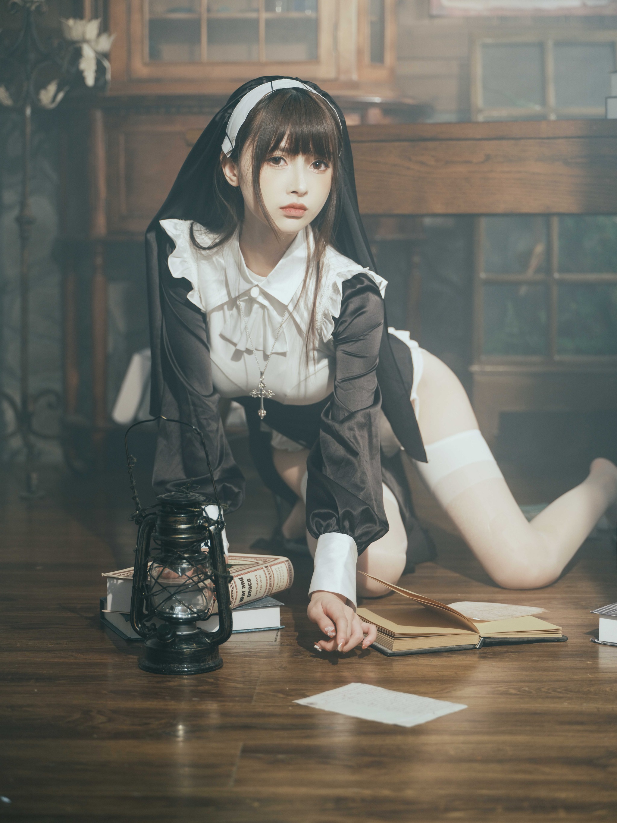 图片[1]-河豚抚子 – NO.010 修女 [15P]-XikXak